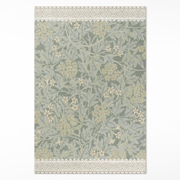 Vinyl tapijt William Morris Jasmine Illustratie