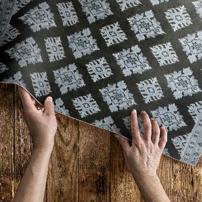 Tapijt vinyl Decoratief patroon modieus ornament