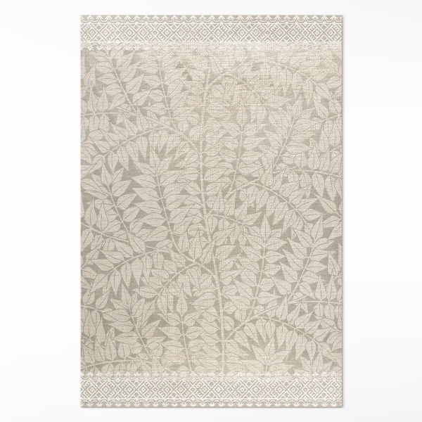 Vinyl vloerkleed Twijgen en bladeren William Morris