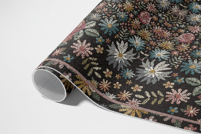 Vinyl vloerkleed Kleine bloemen in de weide