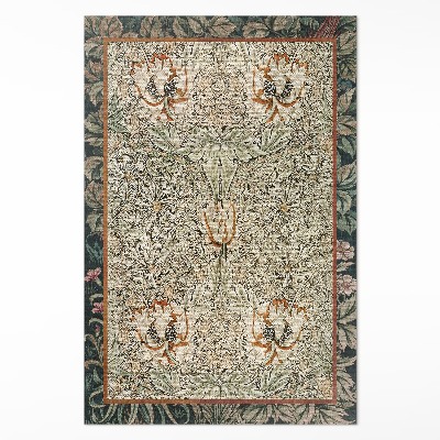 Vinyl tapijt Kamperfoelie William Morris