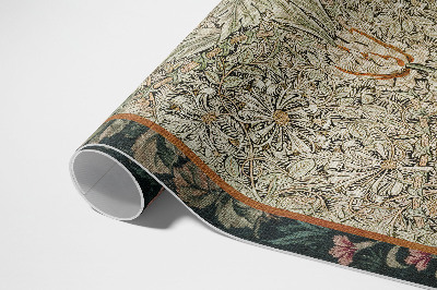 Vinyl tapijt Kamperfoelie William Morris