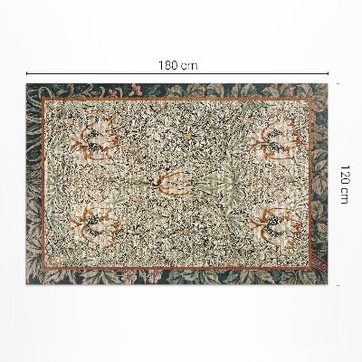 Vinyl tapijt Kamperfoelie William Morris