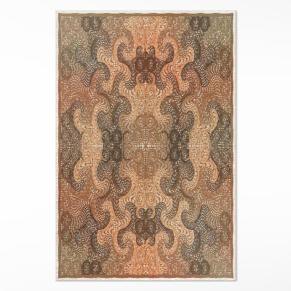 Tapijt vinyl Decoratief wervelend oosters patroon