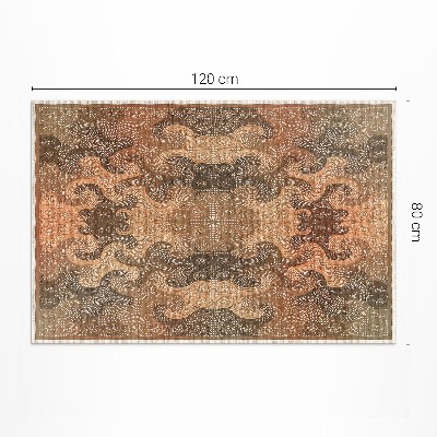 Tapijt vinyl Decoratief wervelend oosters patroon