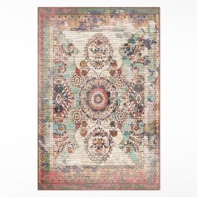 Tapijt vinyl Kleurrijk decoratief ornament