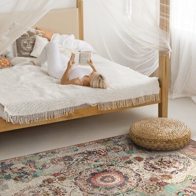 Tapijt vinyl Kleurrijk decoratief ornament