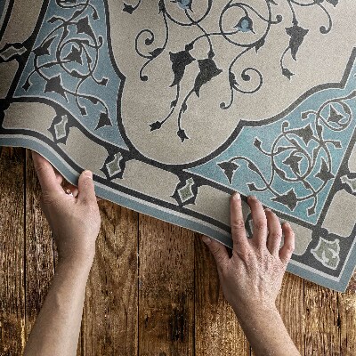 Vinyl vloerkleed Sir Matthew Digby Wyatt delicaat patroon