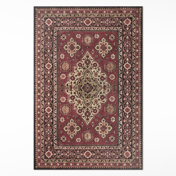 Vinyl tapijt Vintage geometrisch rood