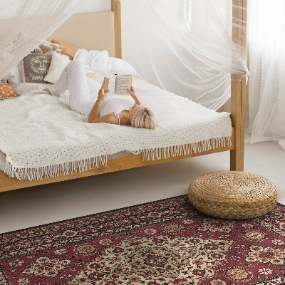 Vinyl tapijt Vintage geometrisch rood