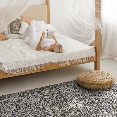 Vinyl tapijt Grafisch Lineair Vintage Grijs