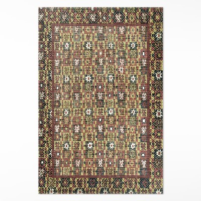 Vinyl tapijt Vintage Ethno kleurrijke vintage mozaïek