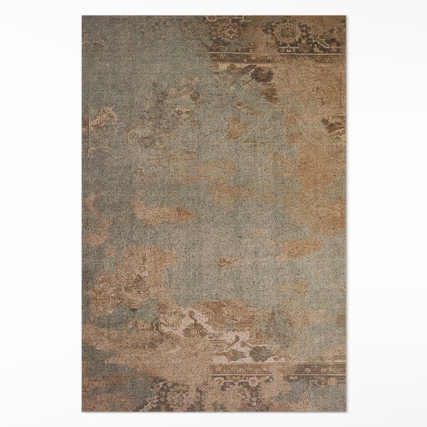 Tapijt vinyl Shabby vintage patchworkpatroon