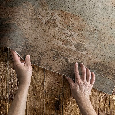 Tapijt vinyl Shabby vintage patchworkpatroon