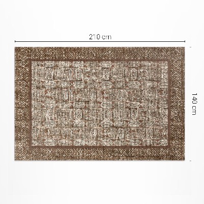 Vinyl tapijt Ornamentaal mozaïek vintage patroon