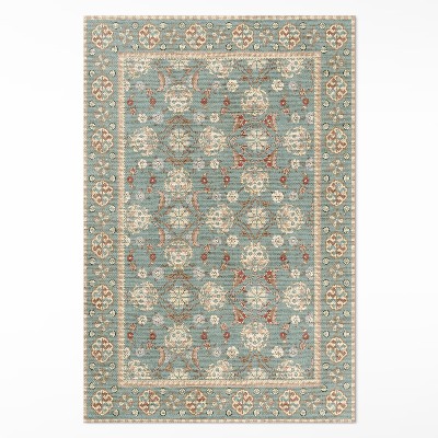 Vinyl tapijt Vintage bloemenpatroon plantenornament