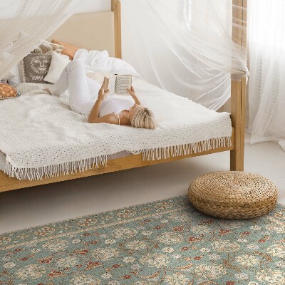 Vinyl tapijt Vintage bloemenpatroon plantenornament