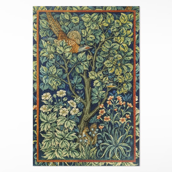 Vinyl vloerkleed William Morris en John Henry tuinmodel