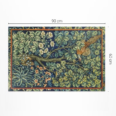 Vinyl vloerkleed William Morris en John Henry tuinmodel