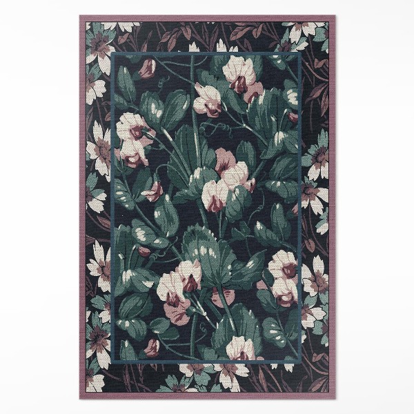 Vinyl vloerkleed Albert Racinet bloemenpatroon