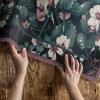 Vinyl vloerkleed Albert Racinet bloemenpatroon