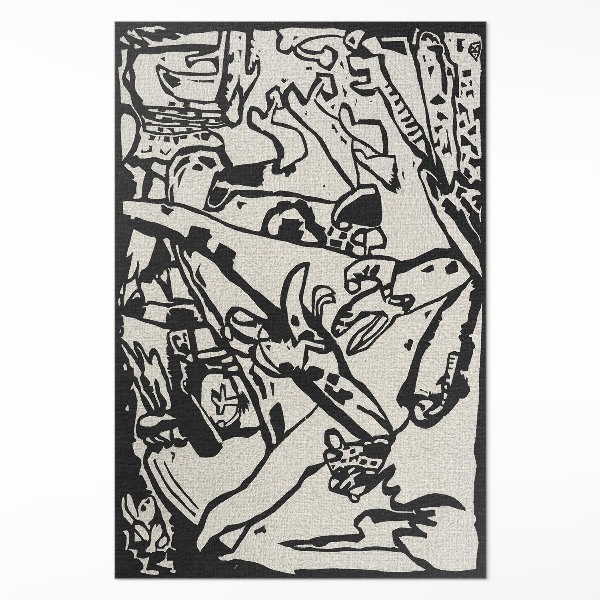 Vinyl vloerkleed Compositie van Wassily Kandinsky