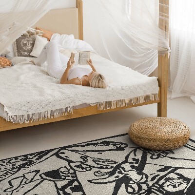 Vinyl vloerkleed Compositie van Wassily Kandinsky