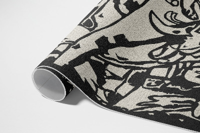 Vinyl vloerkleed Compositie van Wassily Kandinsky