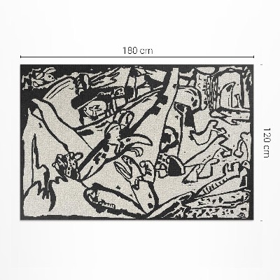 Vinyl vloerkleed Compositie van Wassily Kandinsky