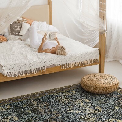 Vinyl tapijt De pauw en de draak van William Morris