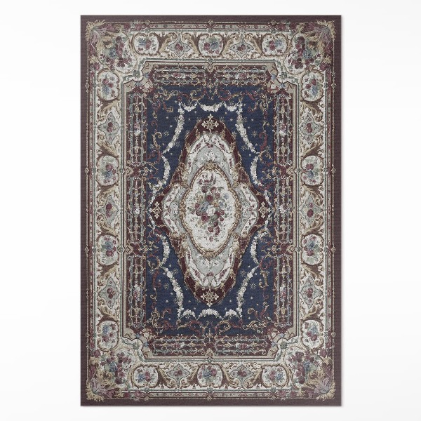 Vinyl vloerkleed Antiek sierpatroon in oude stijl