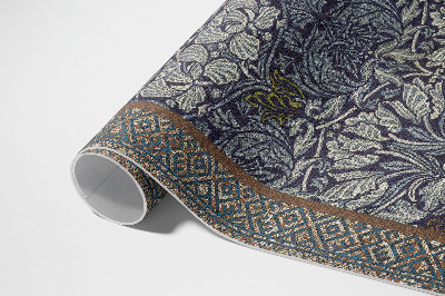 Vinyl tapijt Decoratieve plantenmotieven vintage patroon