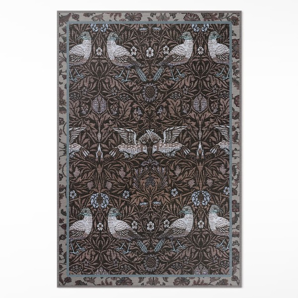 Tapijt vinyl Vogel- en plantenmotieven Gotisch ornament