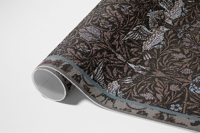 Tapijt vinyl Vogel- en plantenmotieven Gotisch ornament