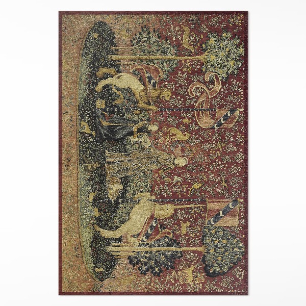 Vinyl vloerkleed Middeleeuwse imitatie vintage stof