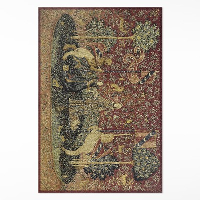 Vinyl vloerkleed Middeleeuwse imitatie vintage stof