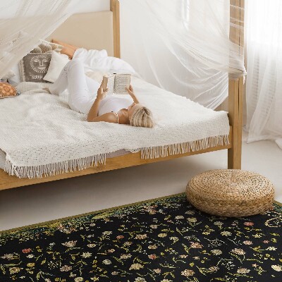 Vinyl tapijt Verspreide flora kleine vintage bloemen