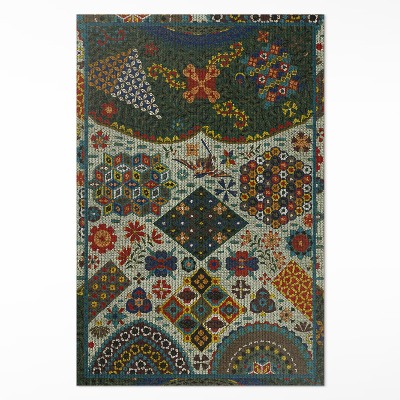 Tapijt vinyl Albert Racinet Japans patroon