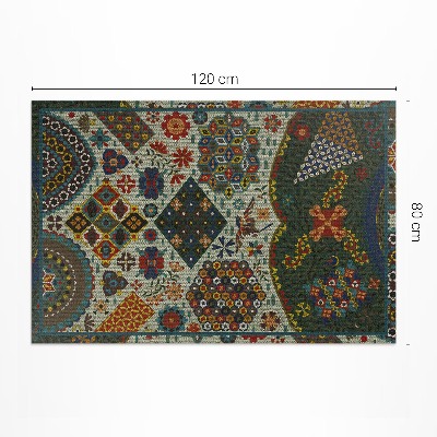 Tapijt vinyl Albert Racinet Japans patroon