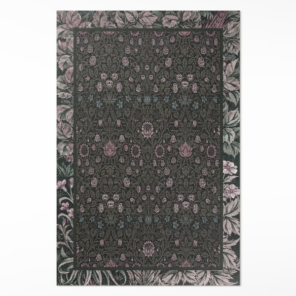 Vinyl vloerkleed William Morris Bloemenornament