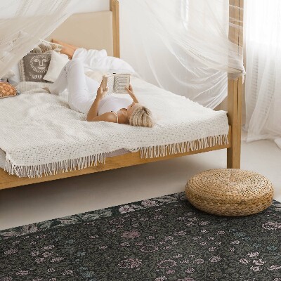 Vinyl vloerkleed William Morris Bloemenornament