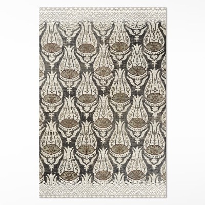 Vinyl tapijt William Morris Bloemenkannen