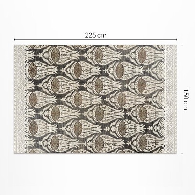 Vinyl tapijt William Morris Bloemenkannen