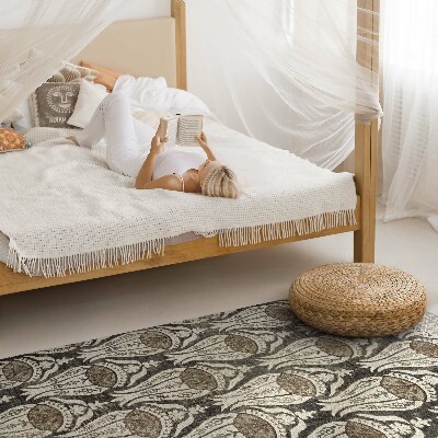 Vinyl tapijt William Morris Bloemenkannen