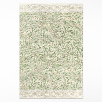 Tapijt vinyl Vintage William Morris bladillustratie