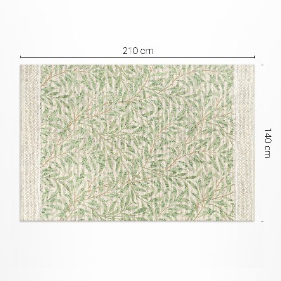 Tapijt vinyl Vintage William Morris bladillustratie