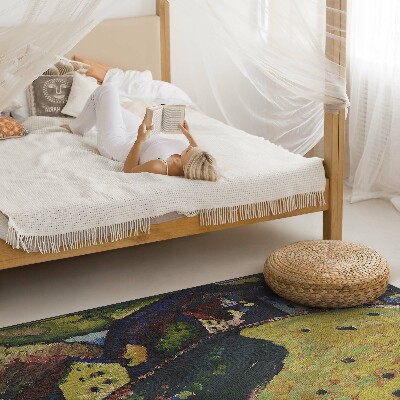 Tapijt vinyl Huizen in Murnau – Wassily Kandinsky