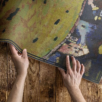 Tapijt vinyl Huizen in Murnau – Wassily Kandinsky