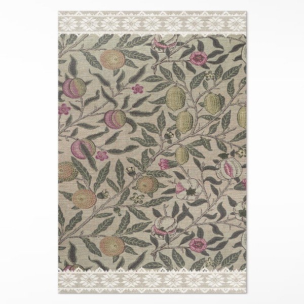 Vinyl vloerkleed William Morris Fruit