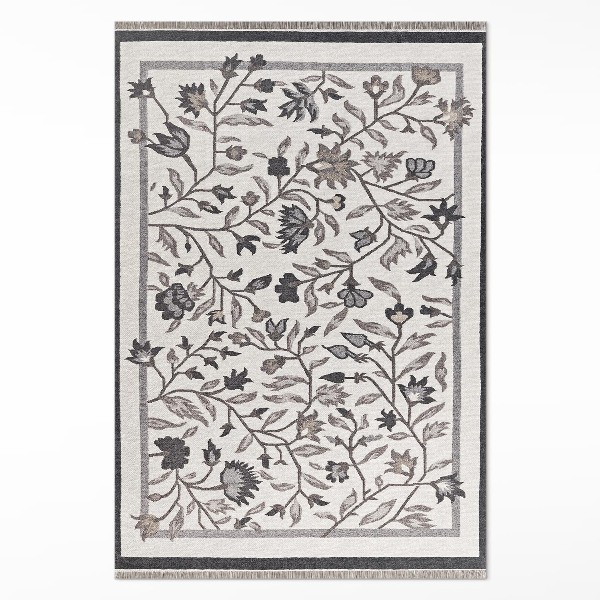 Vinyl vloerkleed Monochromatische minimalistische planten